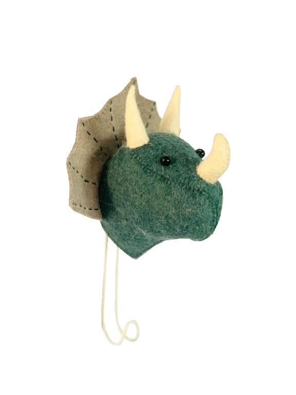 Fiona Walker Fiona Walker - Big Hook - Triceratops - Blue - Pearls & Swines