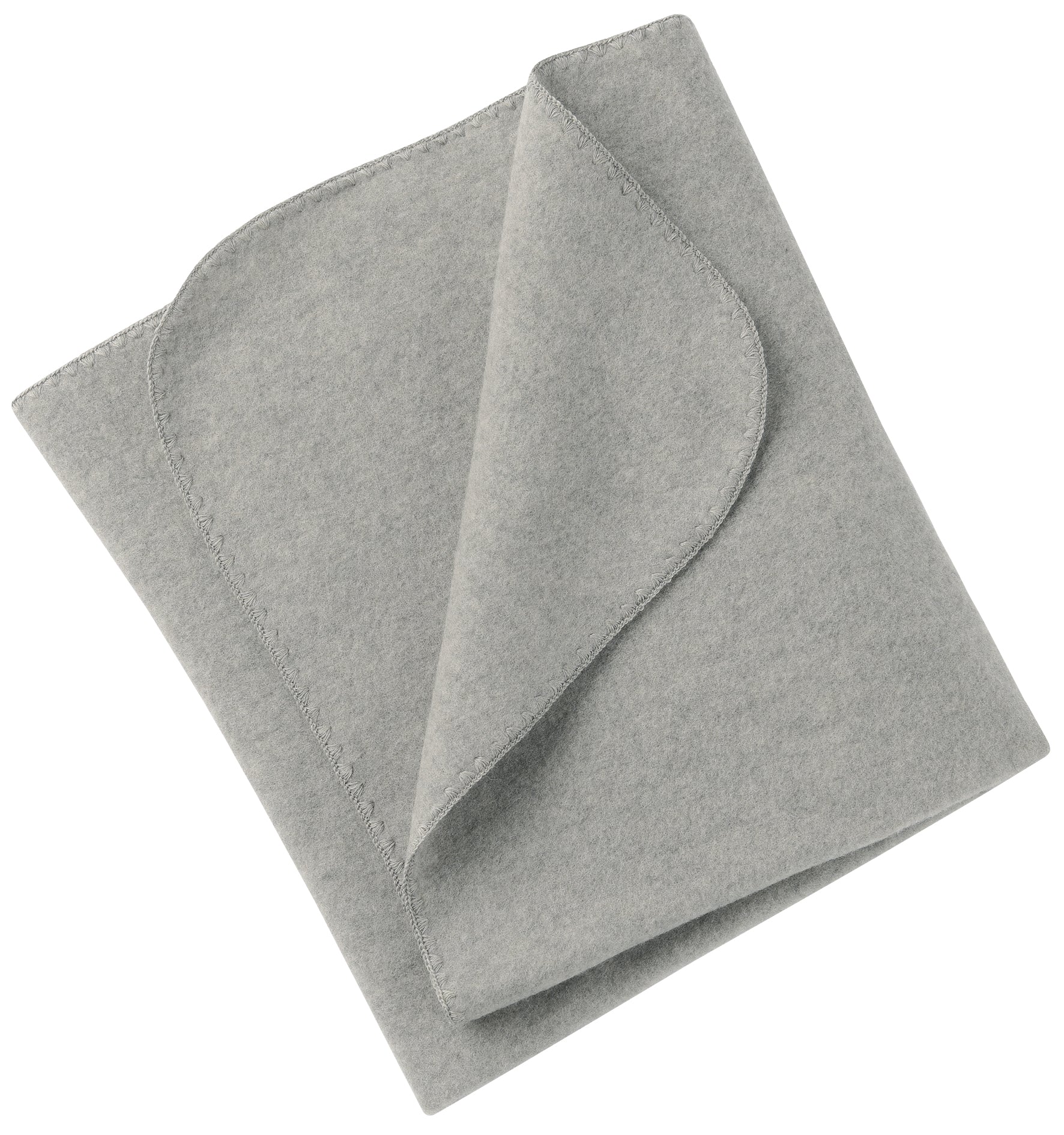 Engel Natur Engel Natur - Baby Blanket - Light Grey Melange - Pearls & Swines