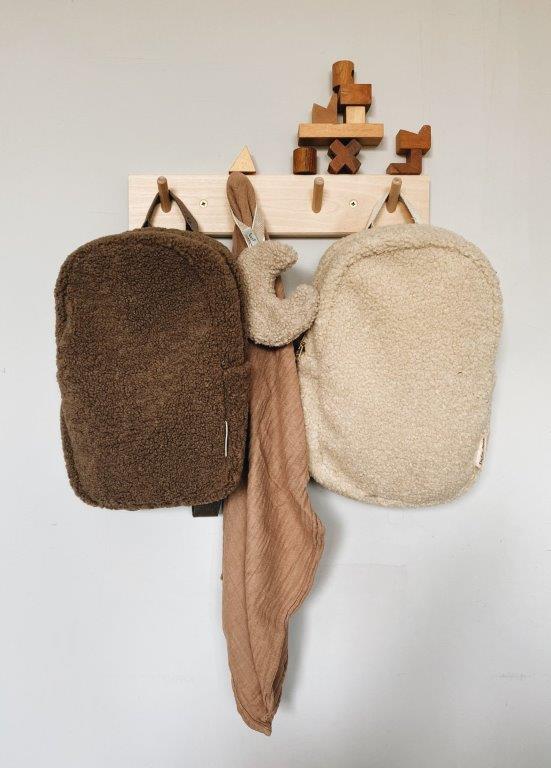 Pearls & Swines Studio Noos - Teddy Mini Backpack - Brown - Pearls & Swines