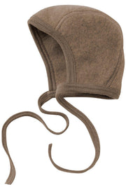 Engel Natur Engel Natur - Wool Bonnet - Walnut Melange - Pearls & Swines