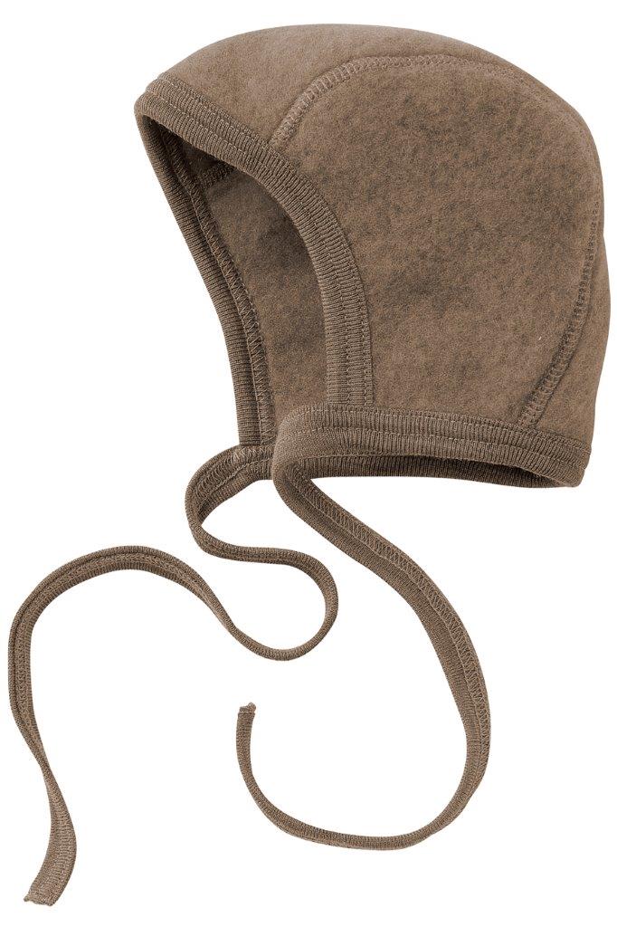 Engel Natur Engel Natur - Wool Bonnet - Walnut Melange - Pearls & Swines
