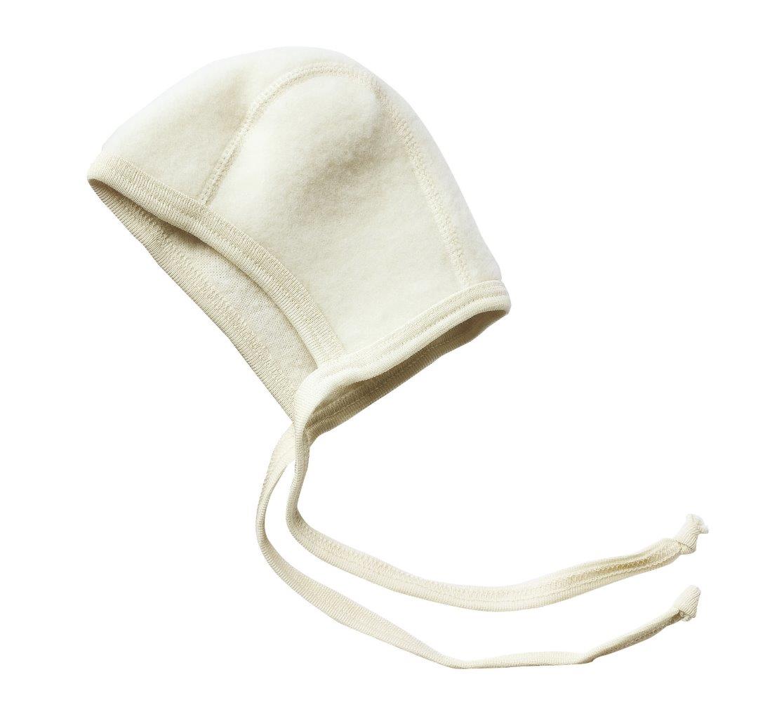 Engel Natur Engel Natur - Wool Bonnet - Natural - Pearls & Swines