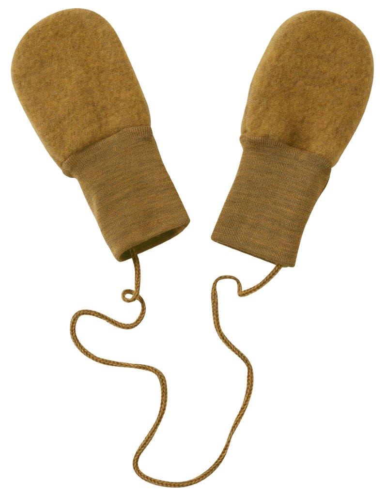 Engel Natur Engel Natur - Wool Mittens - Saffron Melange - Pearls & Swines
