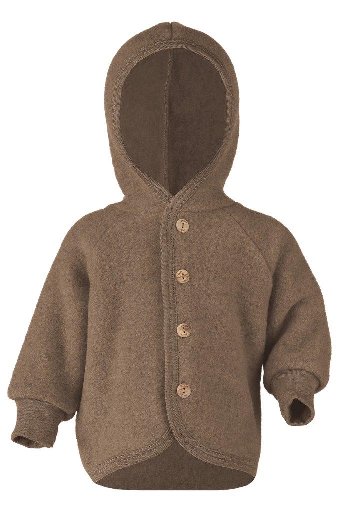Engel Natur Engel Natur - Wool Jacket - Walnut Melange - Pearls & Swines