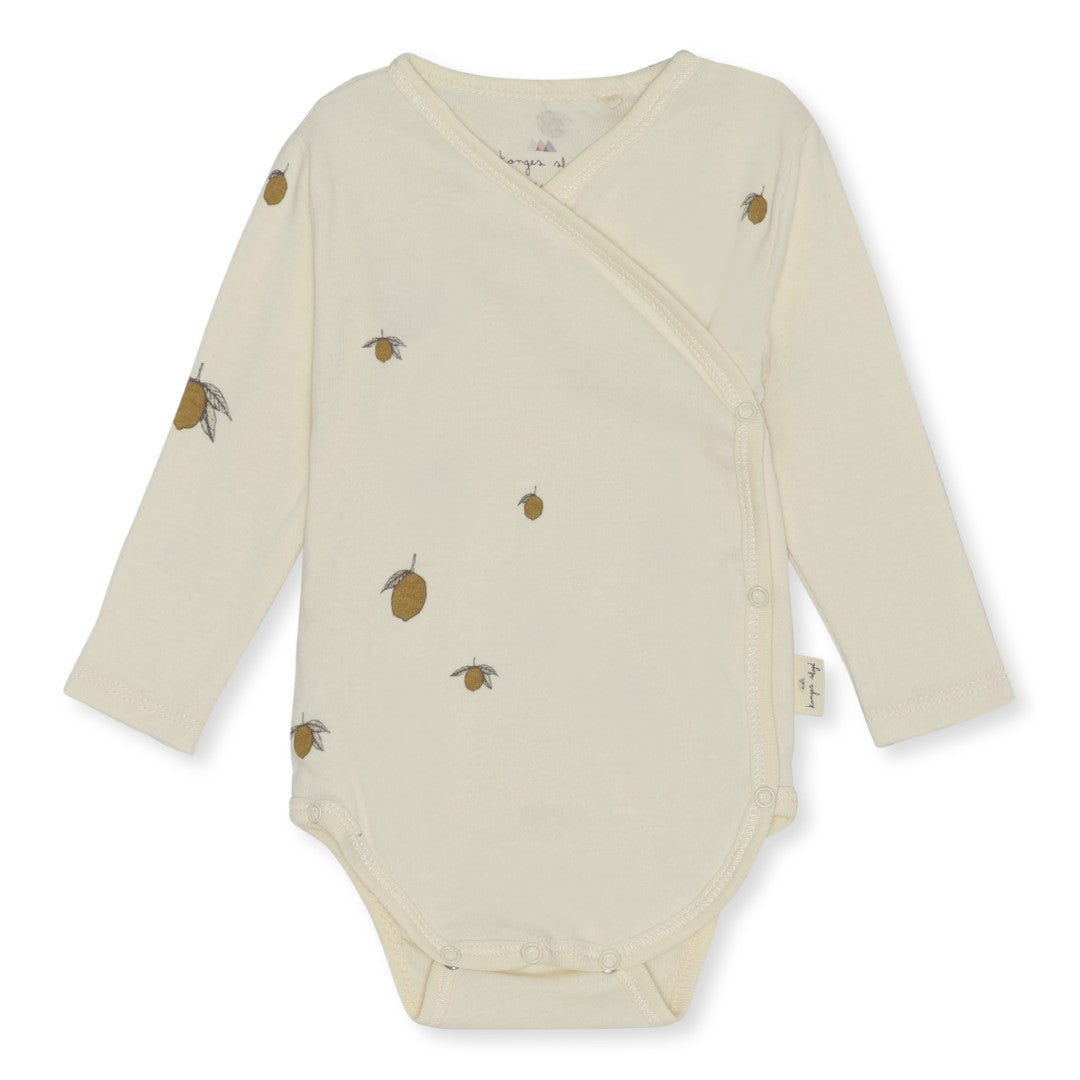 Konges Sløjd Konges Sløjd - Newborn Body - Lemon - Pearls & Swines