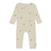 Konges Sløjd Konges Sløjd - Newborn Onesie - Cherry - Pearls & Swines