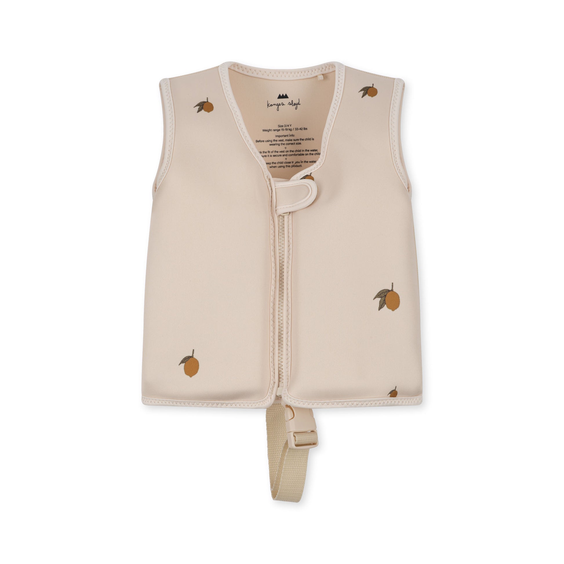Konges Sløjd Konges Sløjd - Neoprene Float Vest - Lemon - Pearls & Swines