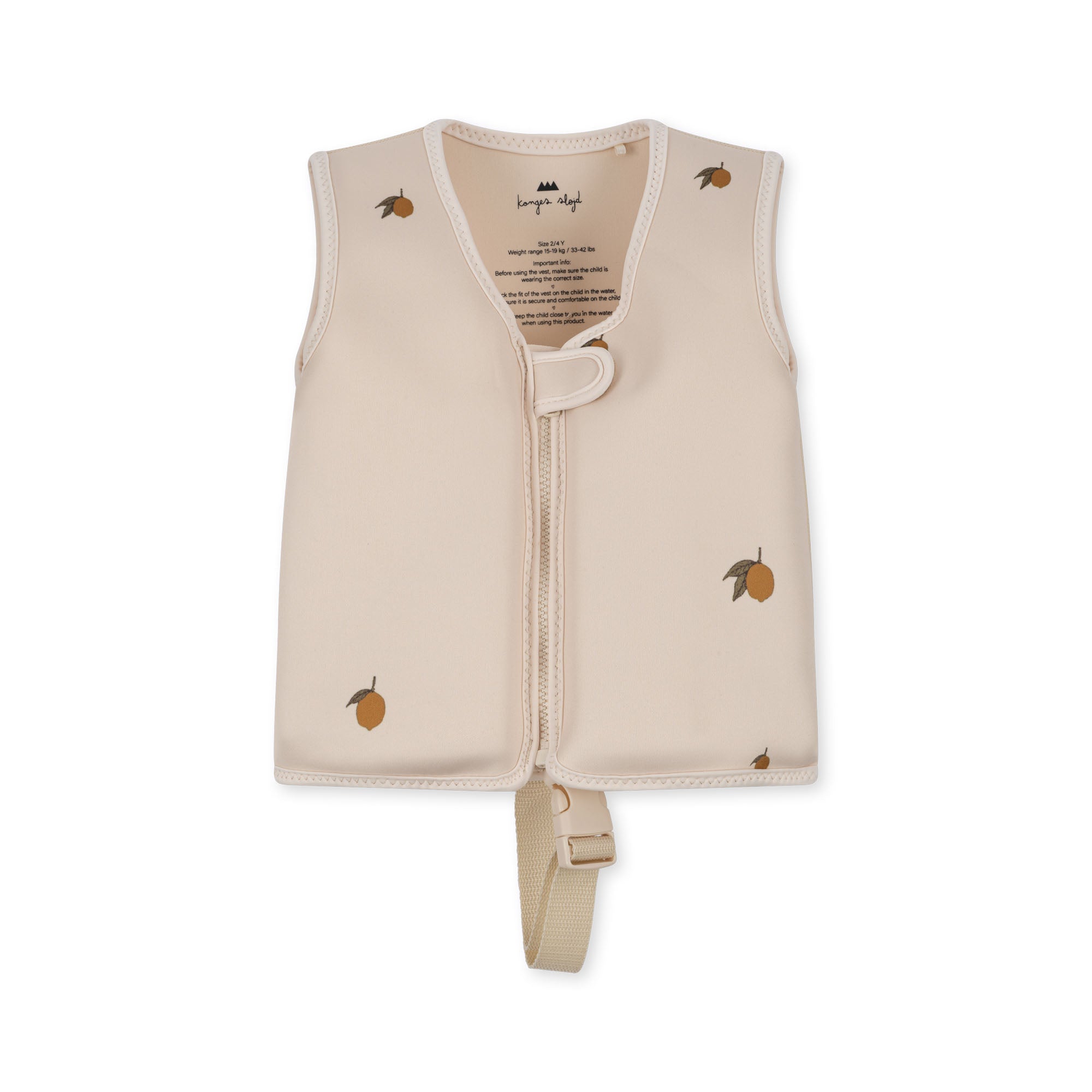 Konges Sløjd Konges Sløjd - Neoprene Float Vest - Lemon - Pearls & Swines