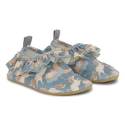 Konges Sløjd Konges Sløjd Manuca Frill Swim Shoes - Unicorn Blue - Pearls & Swines