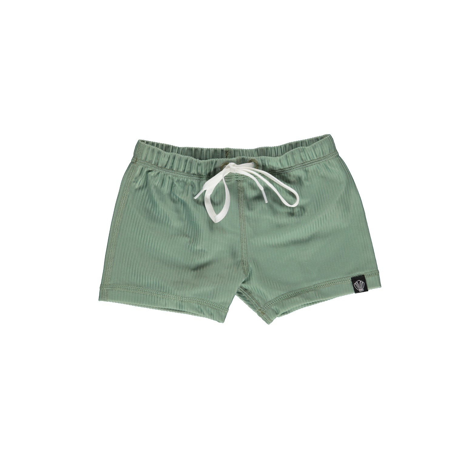 Beach &amp; Bandits Lappendag - Beach & Bandits - Basil Ribbed - Swimshort - Pearls & Swines