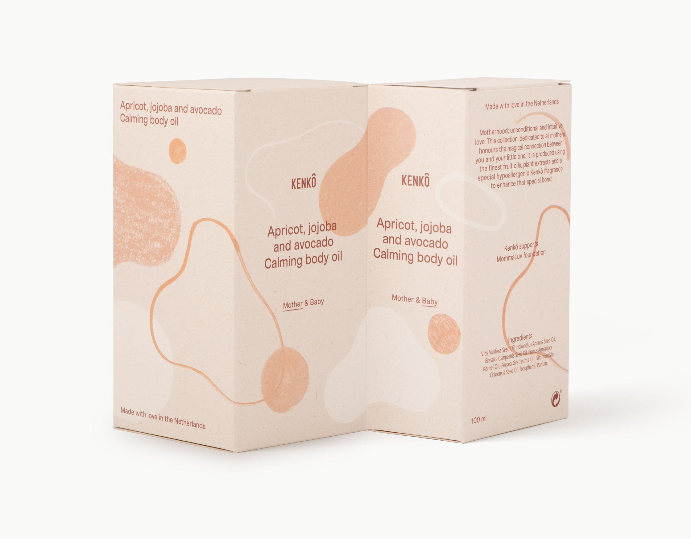 Kenkô Kenkô - Bonding duo body Oil - Mother & Baby - Pearls & Swines
