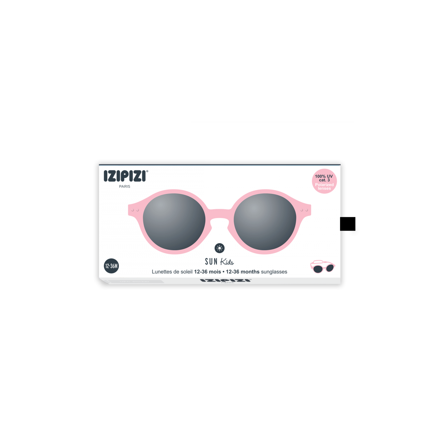 IZIPIZI IZIPIZI #D Sun - Kids - Pastel Pink - Pearls & Swines